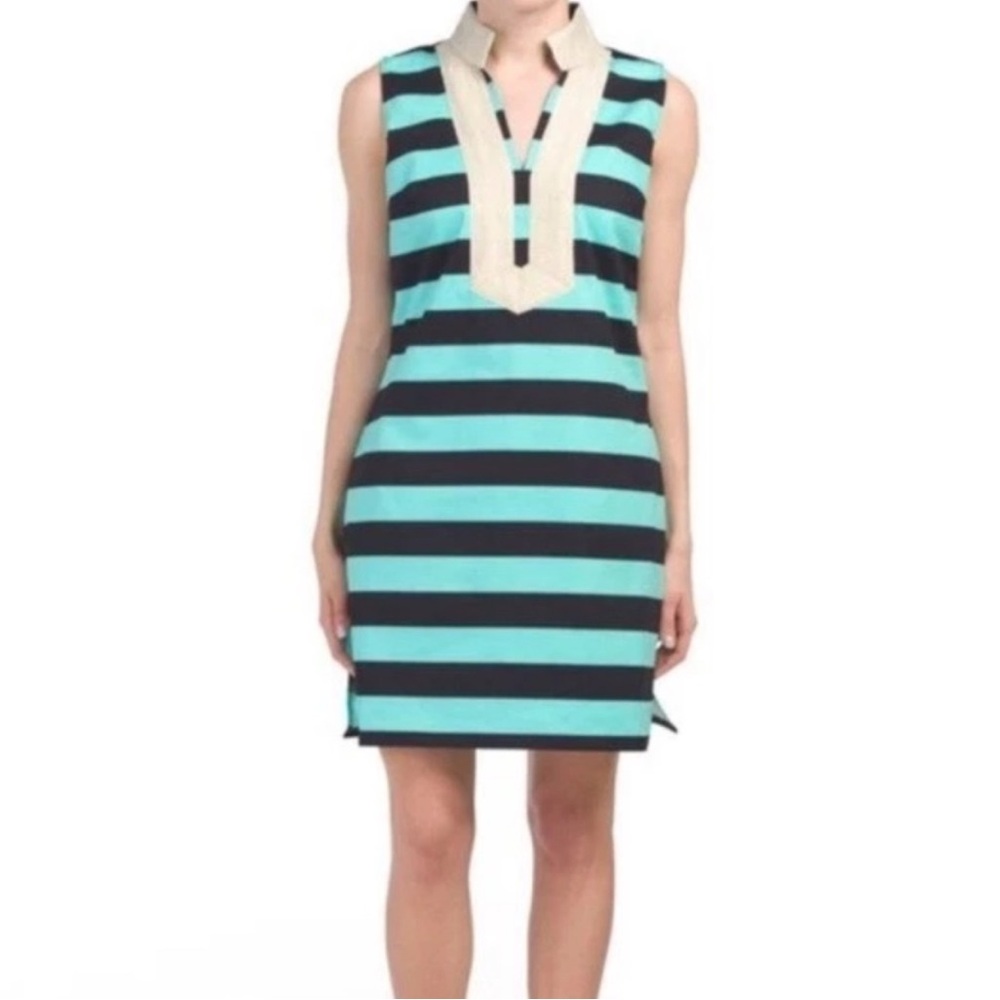Sail to Sable Signature Sleeveless Mini Caftan Dress